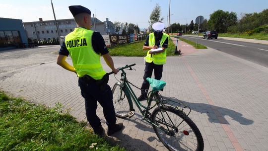 Potrącenie rowerzysty na Staszica w Dzierżoniowie