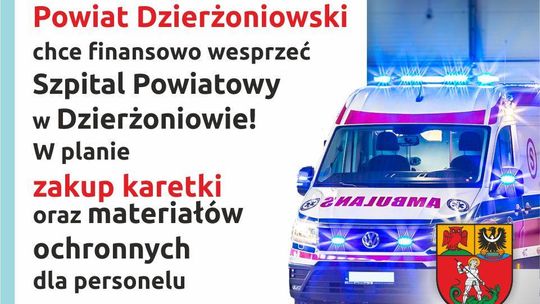 POWIAT DZIERŻONIOWSKI PLANUJE ZAKUP KARETKI DLA SZPITALA