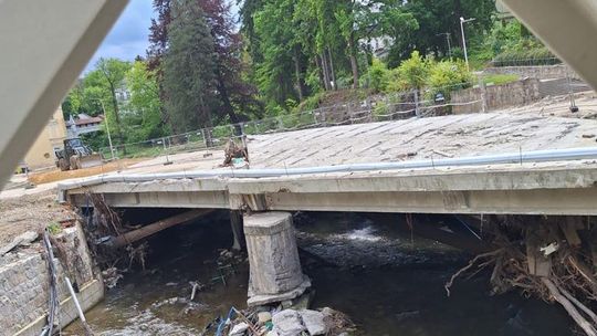 Powiat Kłodzki otrzyma ponad 1 mln zł dotacji z budżetu państwa na rozbiórkę uszkodzonego przęsła mostu