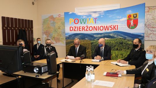 Powiatowy Zespół Zarządzania Kryzysowego z udziałem Wicewojewody Dolnośląskiego