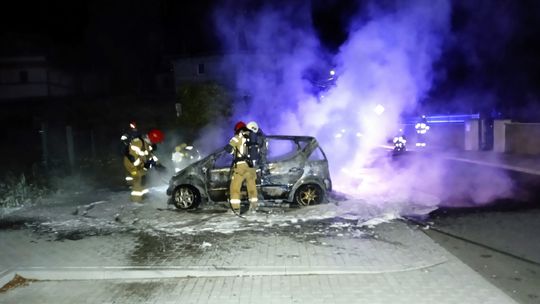 Pożar Mercedesa