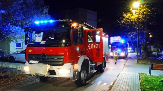 Pożar przy restauracji w Dzierżoniowie