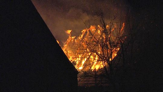 POŻAR W PIŁAWIE DOLNEJ