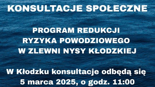 Program redukcji ryzyka powodziowego w zlewni Nysy Kłodzkiej - Konsultacje społeczne