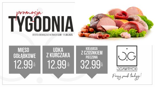 Promocja Tygodnia w dniach 5 – 11 sierpnia w Sklepach Jerzego Gawryckiego