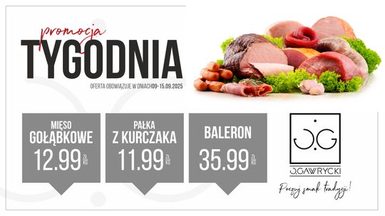 Promocja Tygodnia w dniach 9 – 15 września 2025 w sklepach Jerzego Gawryckiego!