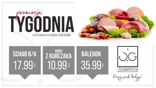 Promocja Tygodnia w dniach od 14 do 20 października 2025 w sklepach Jerzego Gawryckiego