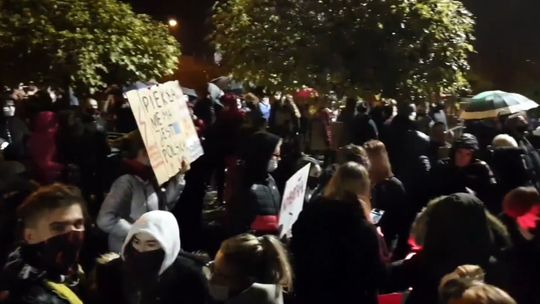 PROTEST KOBIET W NOWEJ RUDZIE