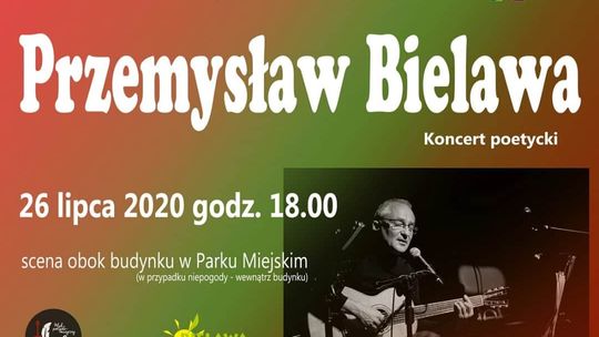 PRZEMYSŁAW BIELAWA JUŻ W NIEDZIELĘ KONCERT W PARKU MIEJSKIM