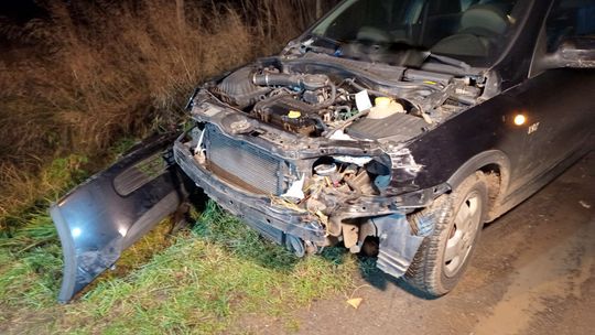 Przystronie, zderzenie Opla z ciężarówką na "ósemce"