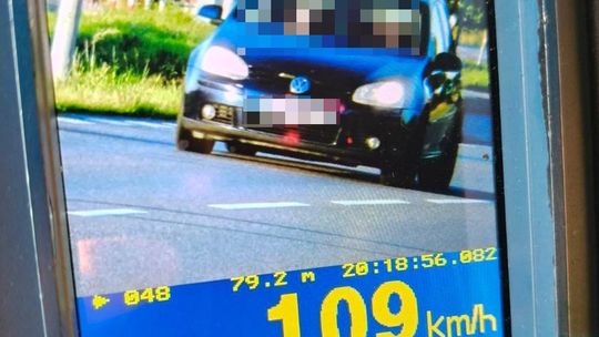 Ratajno. Ponad 100 km/h w obszarze zabudowanym
