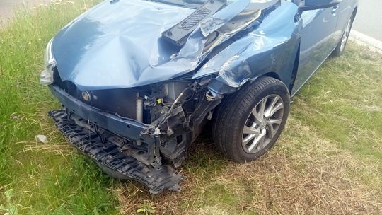 Ratajno. Zderzenie Mercedesa z Toyotą