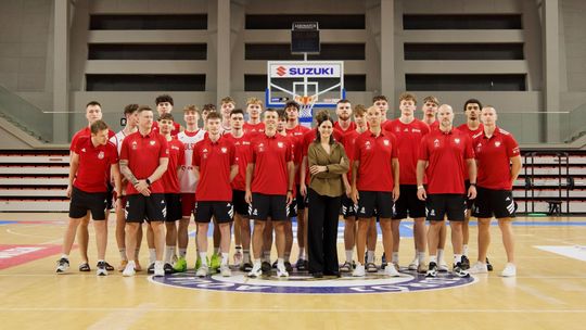 Reprezentacja Polski U20 w koszykówce mężczyzn trenuje w Aqua Zdrój Wałbrzych