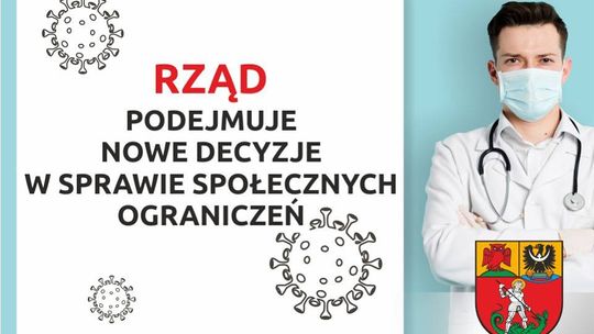 RZĄD PODEJMUJE NOWE DECYZJE W SPRAWIE SPOŁECZNYCH OGRANICZEŃ