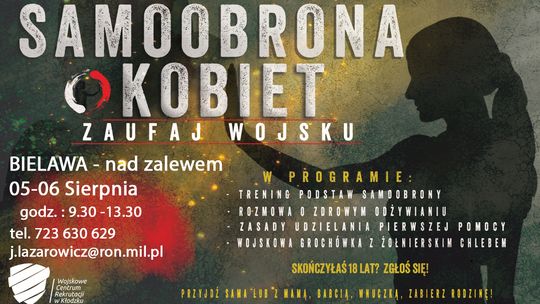 „Samoobrona kobiet – zaufaj wojsku” – ruszają zapisy na bezpłatne treningi