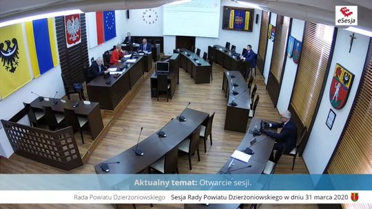 SESJA ONLINE RADY POWIATU DZIERŻONIOWSKIEGO