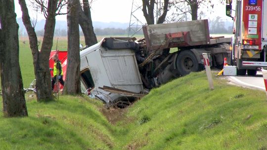Sobótka.  Dwie ofiary po zderzeniu czołowym na DK-35