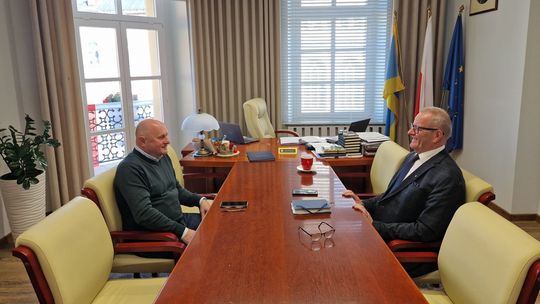 Spotkanie Starosty z Burmistrzem Piławy Górnej