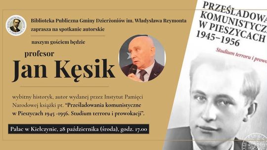 Spotkanie z prof. Janem Kęsikiem w Pałacu w Kiełczynie