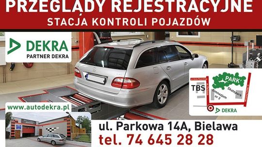 STACJI KONTROLI POJAZDÓW - DEKRA PARTNER - REKLAMA