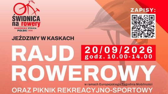 Świdnica na rowery. Ruszyły zapisy na rajd rowerowy