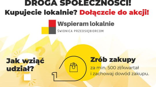 Świdnica zachęca do lokalnych zakupów. Trwa akcja „Wspieram Lokalnie”