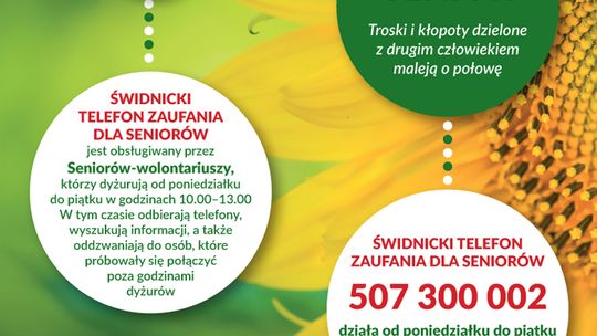 ŚWIDNICKI TELEFON ZAUFANIA DLA SENIORÓW