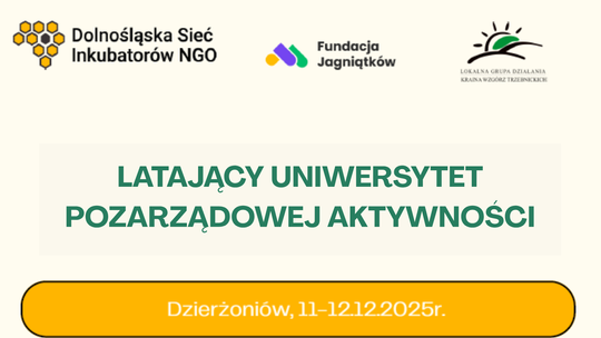 Szkolenie „Latający Uniwersytet Pozarządowej Aktywności”