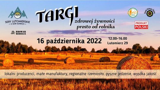 Targi Zdrowej Żywności - 16 października - Serowarnia Lutomierz