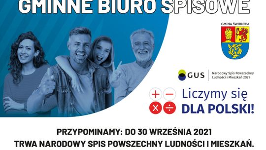 TO JUŻ OSTATNIE DNI NA UDZIAŁ W SPISIE POWSZECHNYM