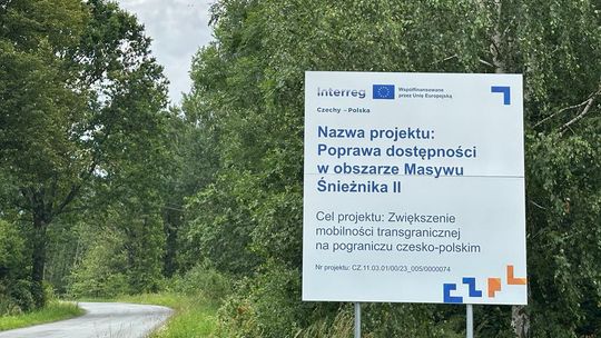 Trwa przebudowa dróg po polskiej stronie w ramach współpracy transgranicznej z Czechami.