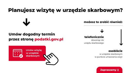 UMÓW WIZYTĘ W URZĘDZIE SKARBOWYM