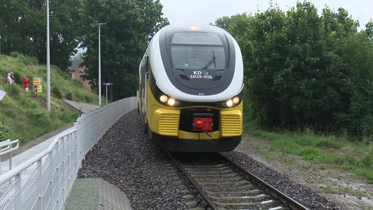 Uroczyste otwarcie linii kolejowej Świdnica - Jedlina-Zdrój