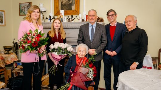 Urodziny zasłużonej dl miasta Wałbrzycha Dorothei Stempowskiej