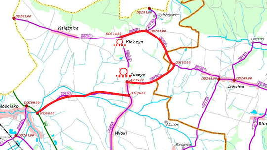 UWAGA! DROGA W TUSZYNIE BĘDZIE ZAMKNIĘTA