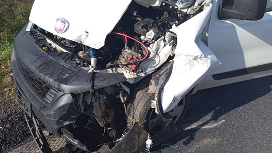 Uwaga wypadek na krajowej ósemce na wysokości Niemczy