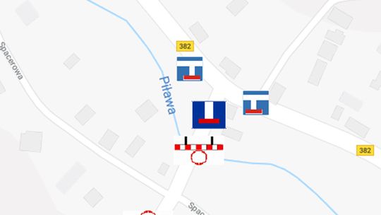 UWAGA! ZAMKNIĘCIE DROGI Z PIŁAWY DOLNEJ DO OWIESNA