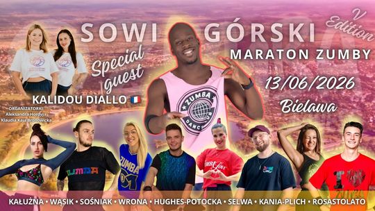 V EDYCJA SOWIOGÓRSKIEGO MARATONU ZUMBY W BIELAWIE