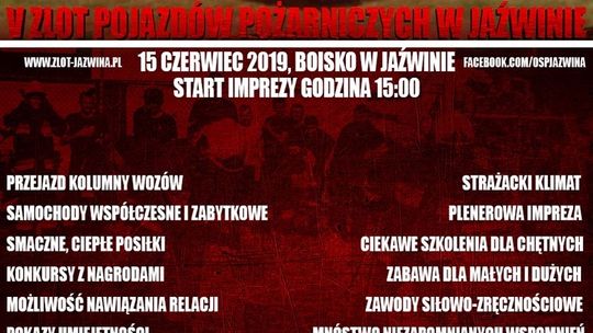 V ZLOT POJAZDÓW POŻARNICZYCH W JAŹWINIE