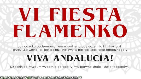 VI FIESTA FLAMENCO  w Muzeum Ziemi Kłodzkiej