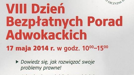 VIII DZIEŃ BEZPŁATNYCH PORAD ADWOKACKICH