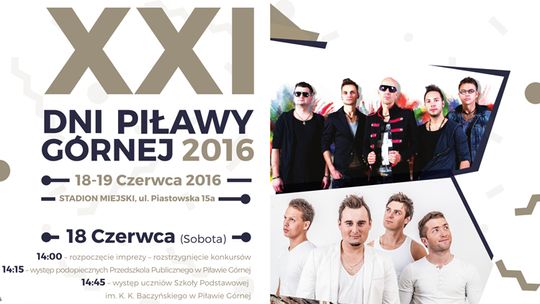 W NAJBLIŻSZY WEEKEND DNI PIŁAWY GÓRNEJ