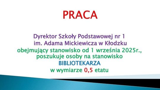 Wakaty w SP nr 1. w Kłodzku
