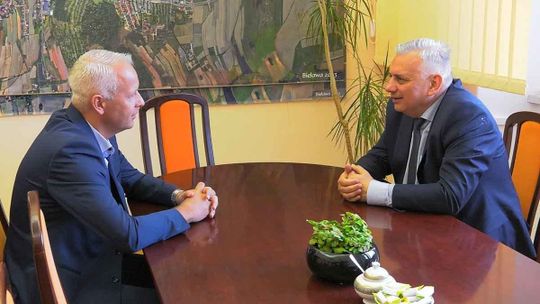 WICEWOJEWODA BOGUSŁAW SZPYTMA Z ROBOCZĄ WIZYTĄ W BIELAWIE
