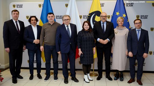 Wizyta przedstawicieli Rady Najwyższej Ukrainy na Dolnym Śląsku