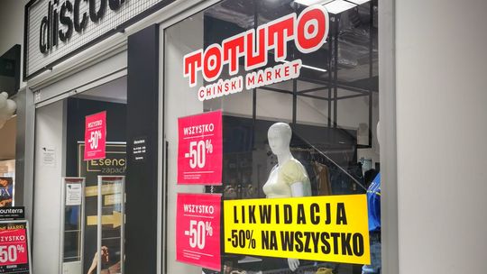 Wszystko za połowę ceny? TAK! Sklep TOTUTO w Galerii Bielawskiej znika na zawsze! TOTALNA WYPRZEDAŻ!