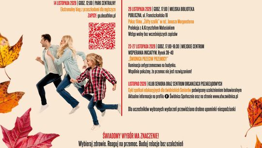 Wybieraj zdrowie, reaguj na przemoc! Świdnica stawia na świadome wybory