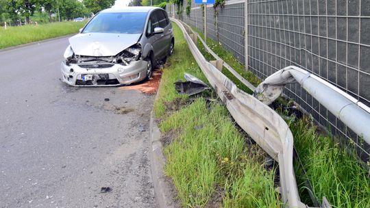 Wypadek na drodze z Bielawy do Dzierżoniowa