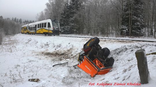 Wypadek na linii kolejowej Kudowa-Kłodzko.