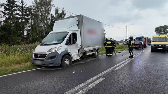 Wypadek w Piławie Dolnej